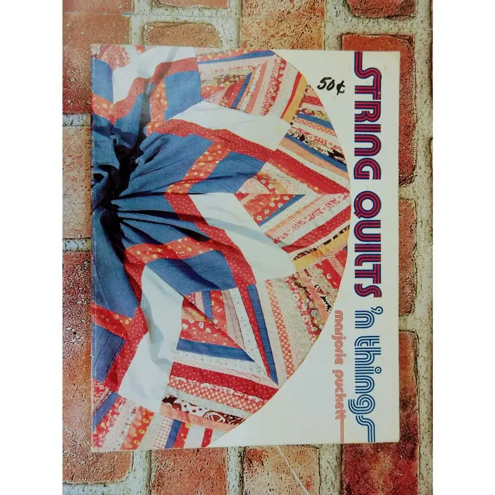 STRING QUILTS 'N THINGS by Marjorie Puckett‎  Quilting Book  Retro 70s Vtg 1979
